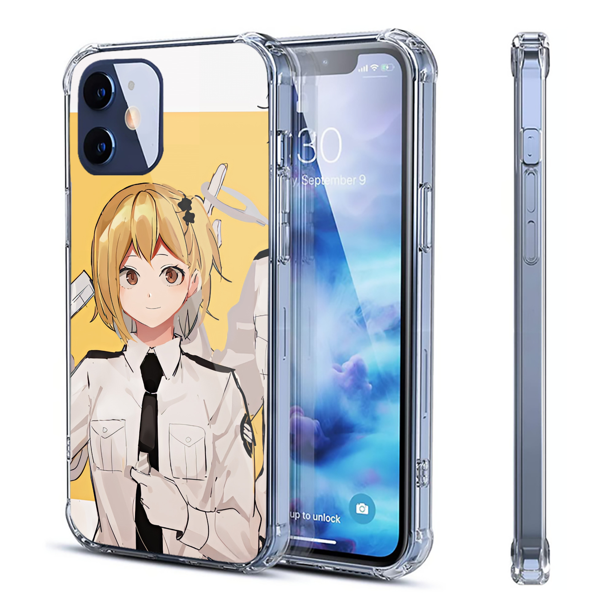 （画像用） ハイキュー!! Haikyu!! 【iPhone 12シリーズ対応】透明スマホケース（クリアソフトケース）